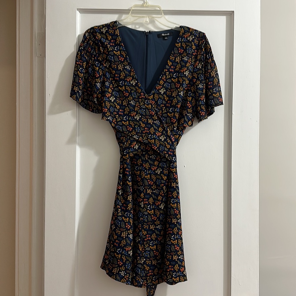 Madewell Floral mini dress